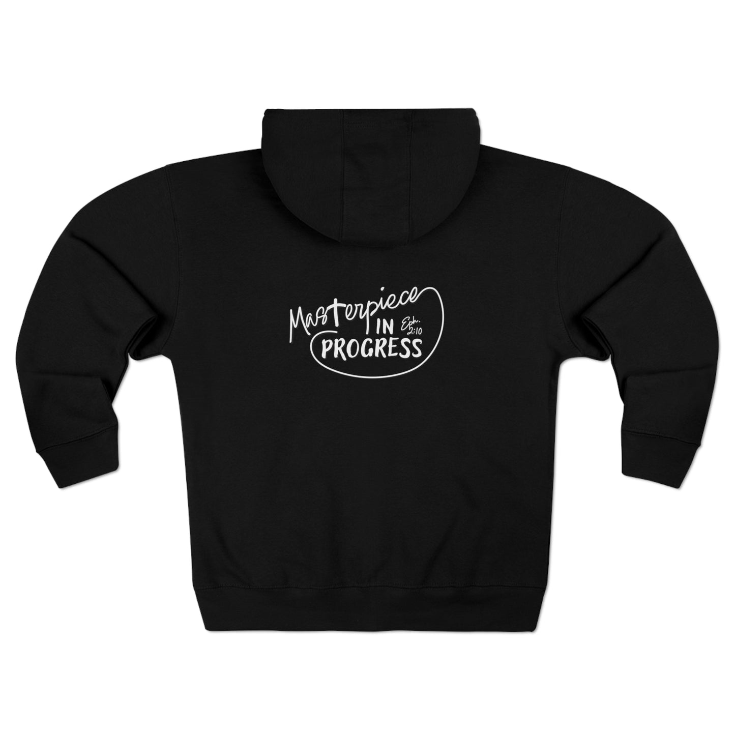 "Masterpiece In Progress" Unisex Zip Hoodie