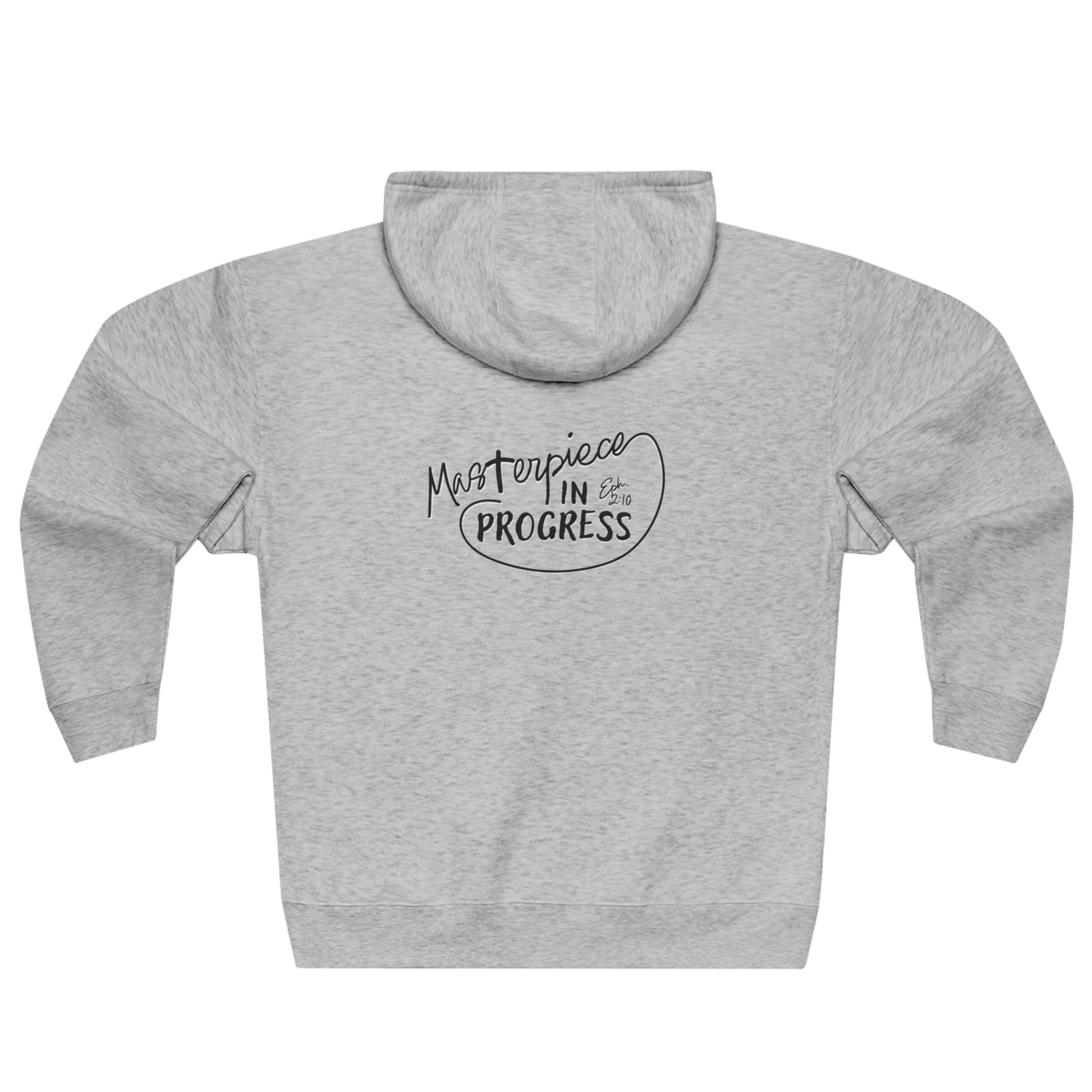 "Masterpiece In Progress" Unisex Zip Hoodie