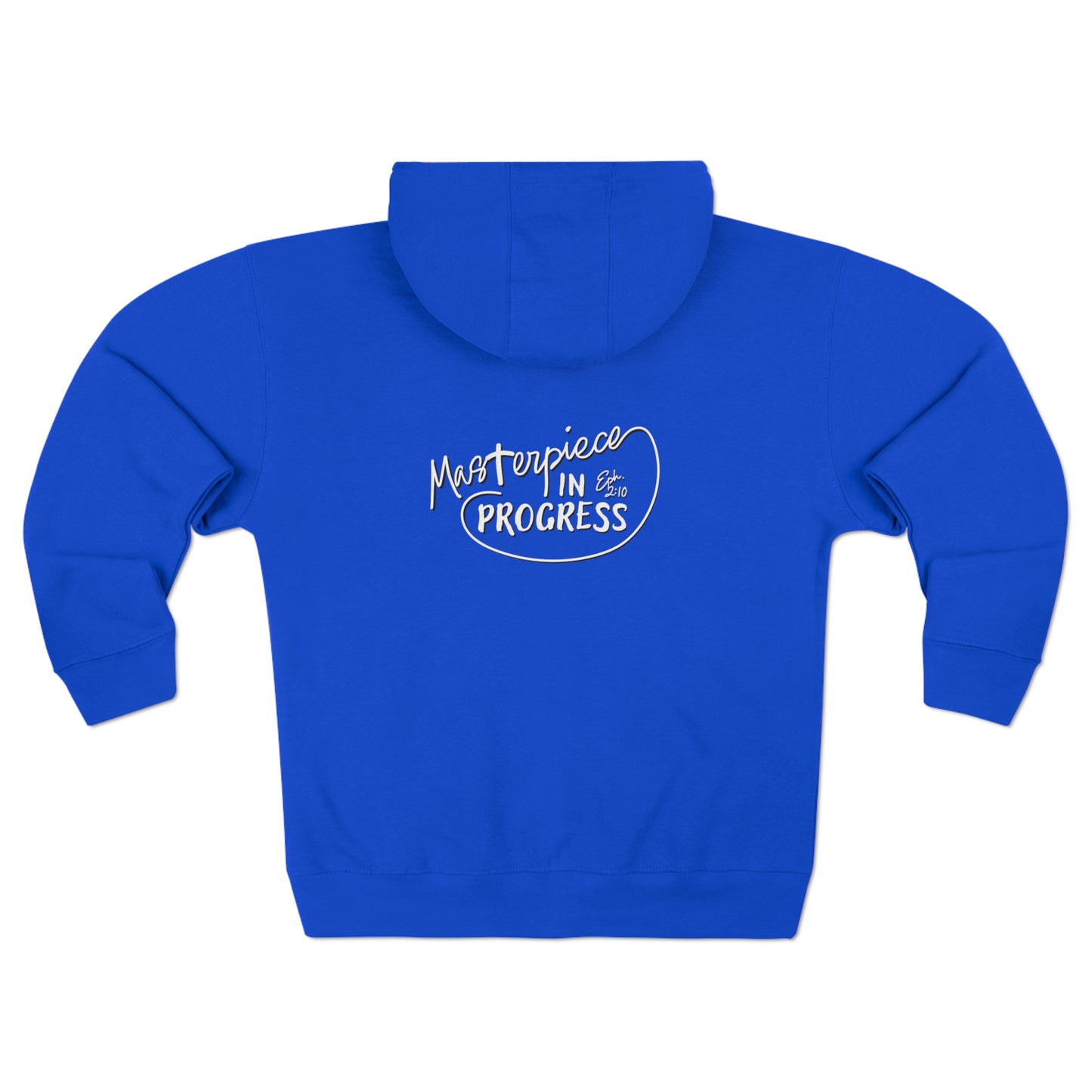 "Masterpiece In Progress" Unisex Zip Hoodie